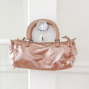Prada Satin Blush/Champagne Small Bag